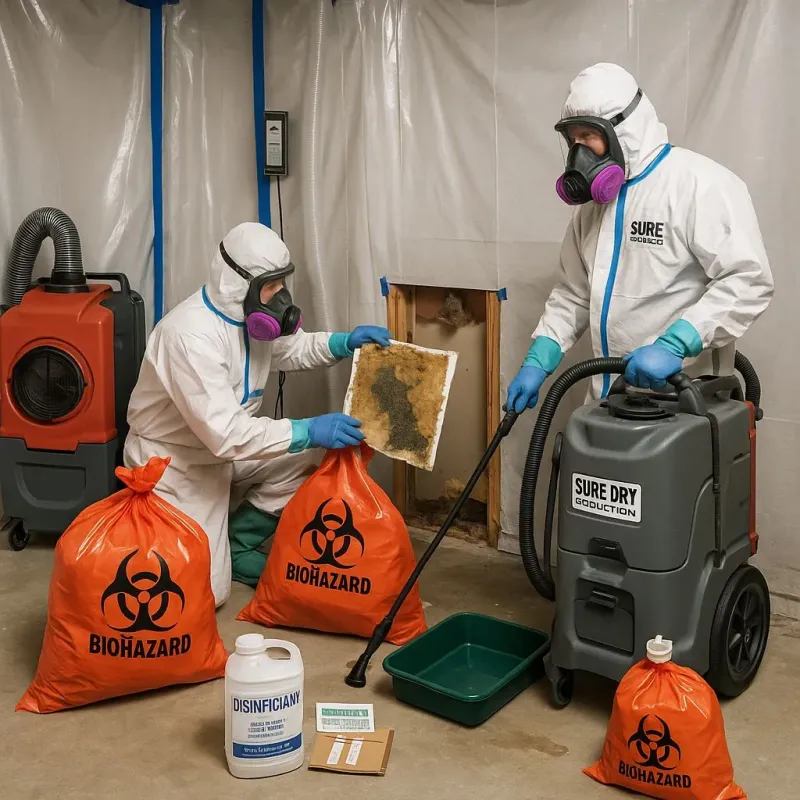 Contaminated Water Handling Protocols process in Hinsdale, IL