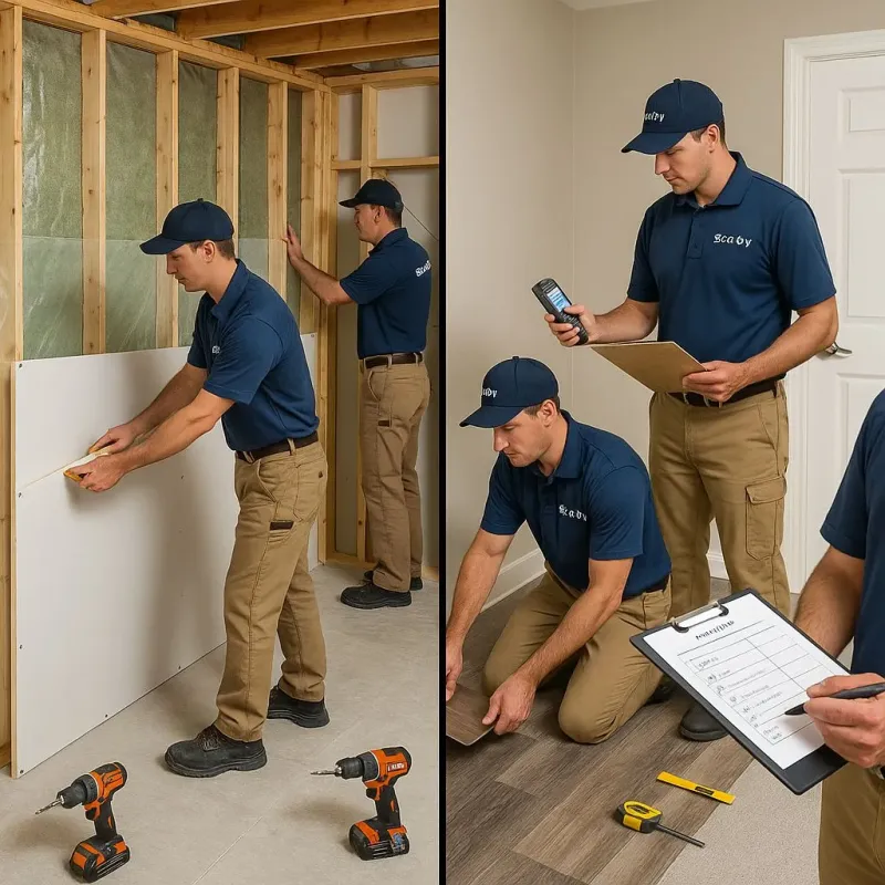 Repairs and Reconstruction process in Hinsdale, IL